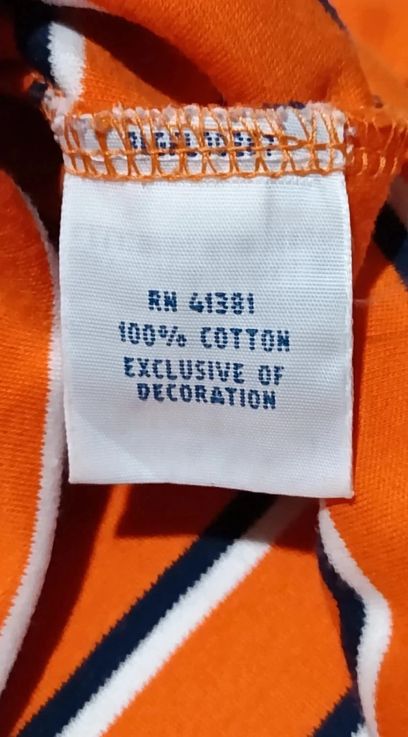 Polo Ralph Lauren Pima Soft Touch orange Rayures bleu blanc Taille XL – photo 15